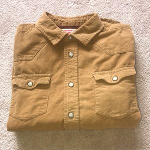 Boy’s Western Cut Wrangler Corduroy Button-down